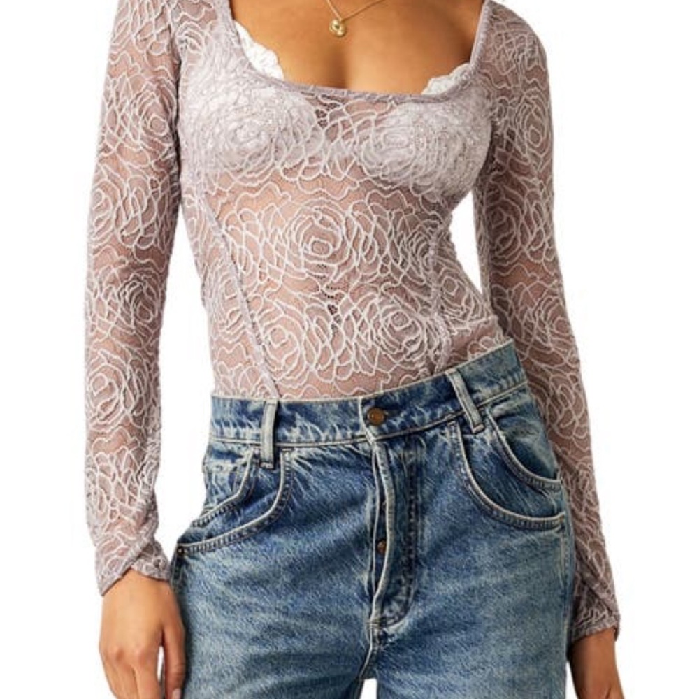 Free People “In My Head” Thimble Bodysuit🤍Ultimate Sexiness🤍 🤍Day or Night 🤍🤍 - Picture 4 of 16
